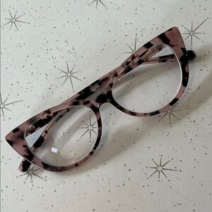 Pink and Brown Cat Eye Frames